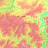 Анжеро-Судженский городской округ topographic map, elevation, terrain