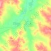 Southern Cross topographic map, elevation, terrain