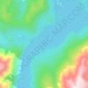 Pondosy Lake topographic map, elevation, terrain