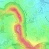 Red Hill topographic map, elevation, terrain
