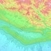 Dang topographic map, elevation, terrain