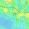 The Marsh Reserve topographic map, elevation, terrain