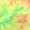 Choussy topographic map, elevation, terrain