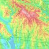 Başakşehir topographic map, elevation, terrain