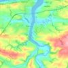 Bideford topographic map, elevation, terrain