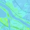 Rozenburg topographic map, elevation, terrain