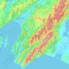 Lower Hutt City topographic map, elevation, terrain