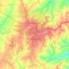 Cidade de Chimoio topographic map, elevation, terrain