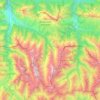 сельское поселение Гули topographic map, elevation, terrain