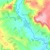 Llanrothal topographic map, elevation, terrain