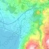 Baar topographic map, elevation, terrain