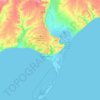 Бердянская городская община topographic map, elevation, terrain