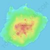 Isla Floreana topographic map, elevation, terrain
