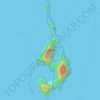 Ko Phi Phi Leh topographic map, elevation, terrain