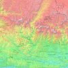 Kali Gandaki topographic map, elevation, terrain
