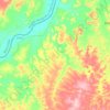Nazária topographic map, elevation, terrain