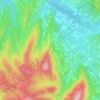 Crestet topographic map, elevation, terrain