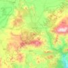 Isparta topographic map, elevation, terrain