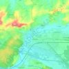 Lunéville topographic map, elevation, terrain