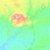 Nasarawa Egon topographic map, elevation, terrain