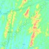 Ibiaçu topographic map, elevation, terrain