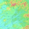 Wuyuan County topographic map, elevation, terrain