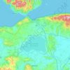 Bandırma topographic map, elevation, terrain