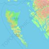 Skeena-Queen Charlotte Regional District topographic map, elevation, terrain