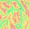 Yun County topographic map, elevation, terrain