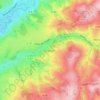 Chandon topographic map, elevation, terrain