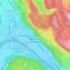 Saint-Sorlin-en-Bugey topographic map, elevation, terrain