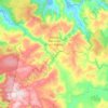 Parque Nacional Alerce Costero topographic map, elevation, terrain