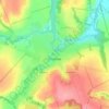 Stebliv topographic map, elevation, terrain