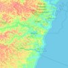 Barreiros topographic map, elevation, terrain