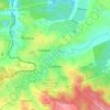Stebnyk topographic map, elevation, terrain