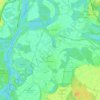 Dettenheim topographic map, elevation, terrain