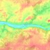 Ruffec topographic map, elevation, terrain