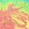 Merindades topographic map, elevation, terrain
