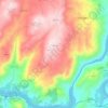 Lousa topographic map, elevation, terrain
