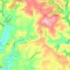 Lanreath topographic map, elevation, terrain