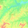 Feira Nova topographic map, elevation, terrain