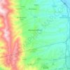 Montalto Uffugo topographic map, elevation, terrain