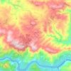 Ligares topographic map, elevation, terrain