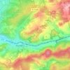Zeutern topographic map, elevation, terrain