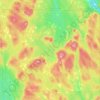 Clarendon Parish topographic map, elevation, terrain