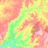 Crudine topographic map, elevation, terrain