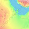 Eastern Province topographic map, elevation, terrain