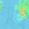 Battery Park City topographic map, elevation, terrain