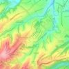 Bosques de las Lomas topographic map, elevation, terrain