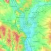 Prešov topographic map, elevation, terrain